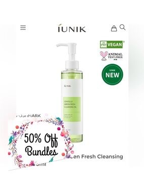 Iunik Green Fresh Cleansing Oil